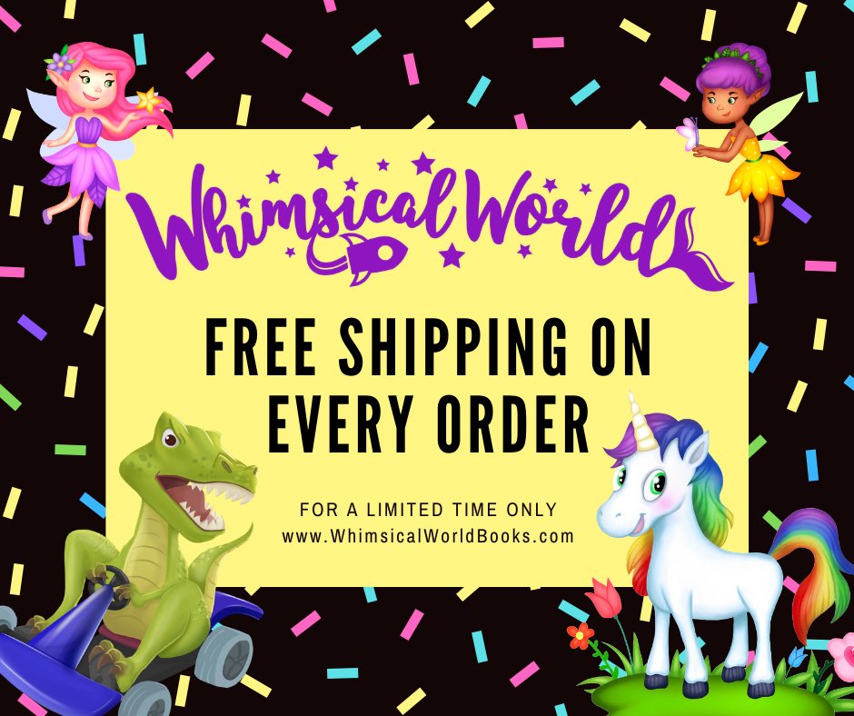 Sheri_Fink's tweet photo. #FLASHSALE! ๐คฉ All orders placed at https://t.co/D3DgQX3yuB will receive #FREESHIPPING within the US (no minimums)! โค๏ธ Enjoy discounts on select #childrensbooks by @Sheri_Fink & @DerekTaylorKent as well as deals on #WhimsicalWorld merchandise! ๐
#ReadInspireRepeat #Reading https://t.co/tYTlythpXt