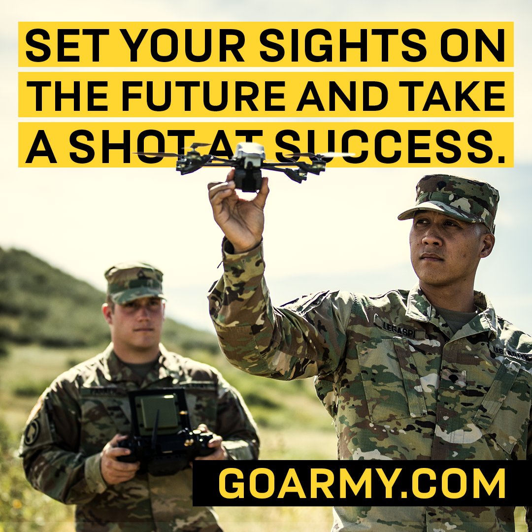 GoArmyMidwest's tweet photo. Are you looking for success in your future? Let us help you today🇺🇲
#GoArmyMidwest #USArmy #ArmyTeam #Mondays #MondayMotivation #CareerGoals #Military #Goals #USARECDEFT https://t.co/EXDmSPAeAj