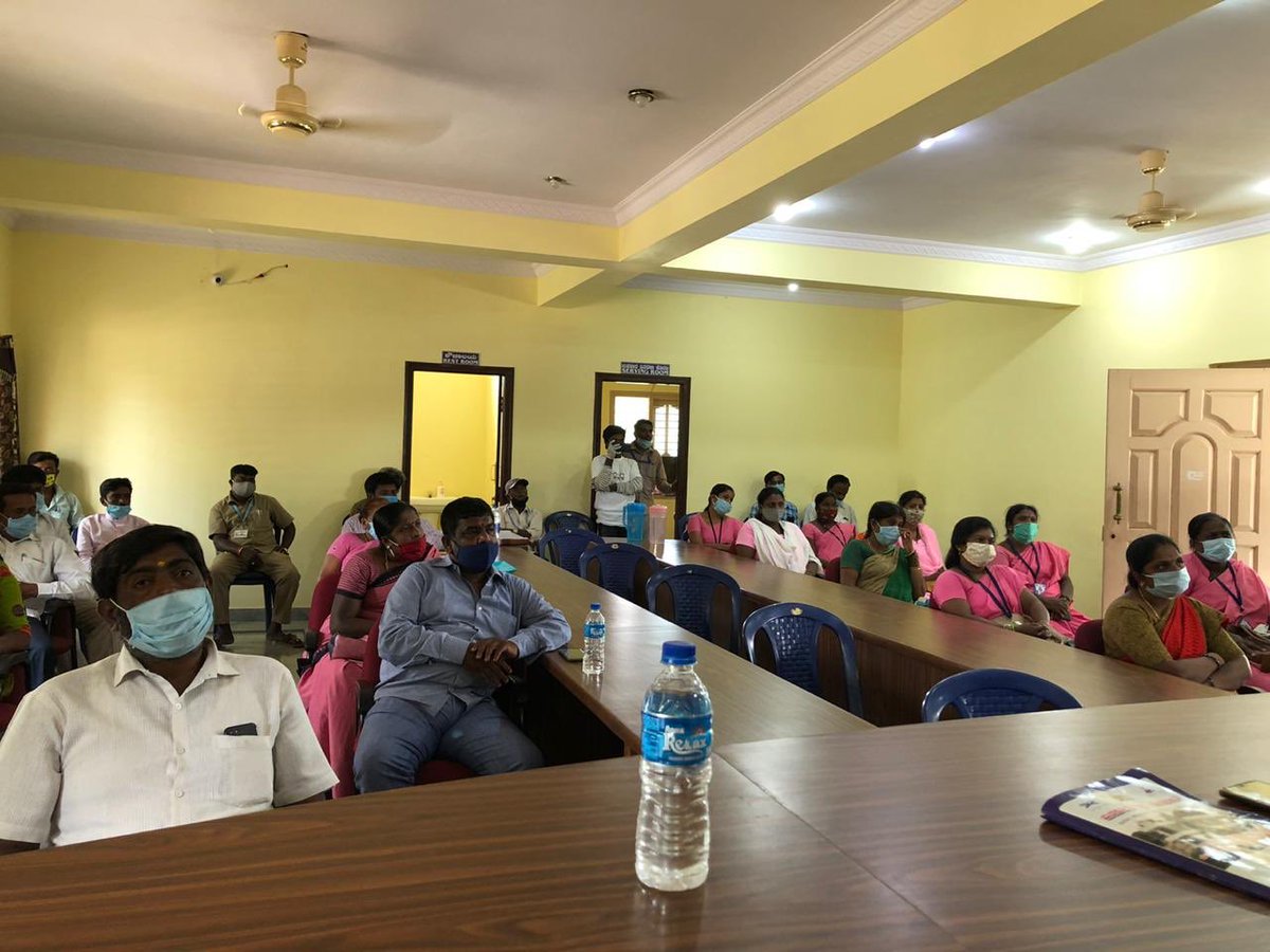 Team OBLF @OBLF_1BLit has started education &amp; awareness campaigns in Kannada and Hindi, using posters and videos. To help field personnel educate village communities on safety, and hygiene. NGOs/CSOs can help drive such campaigns more deeply into the communities.
#networksofcare