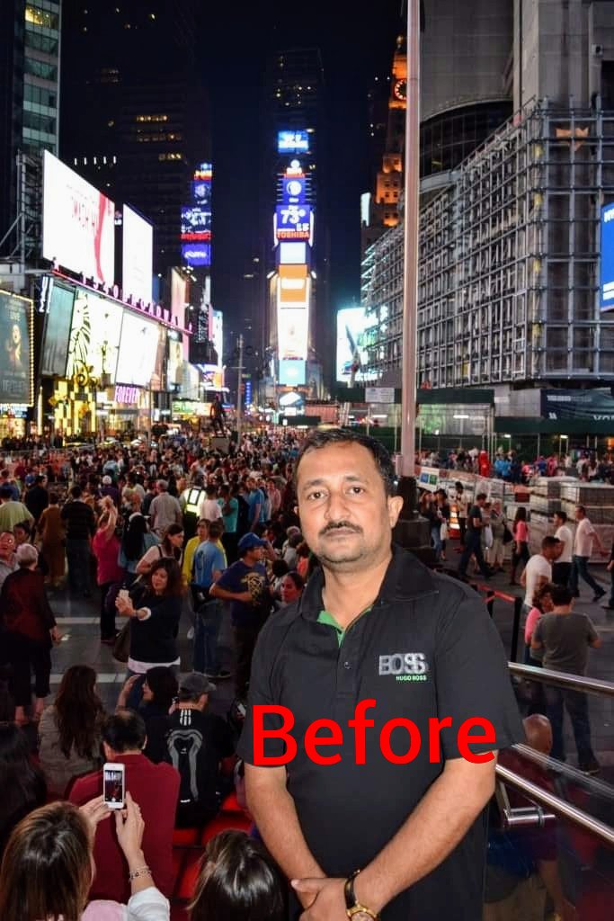 Pranavsuper30's tweet photo. Times Square, New York before and after Lockdown. https://t.co/UGfYtS58Ea