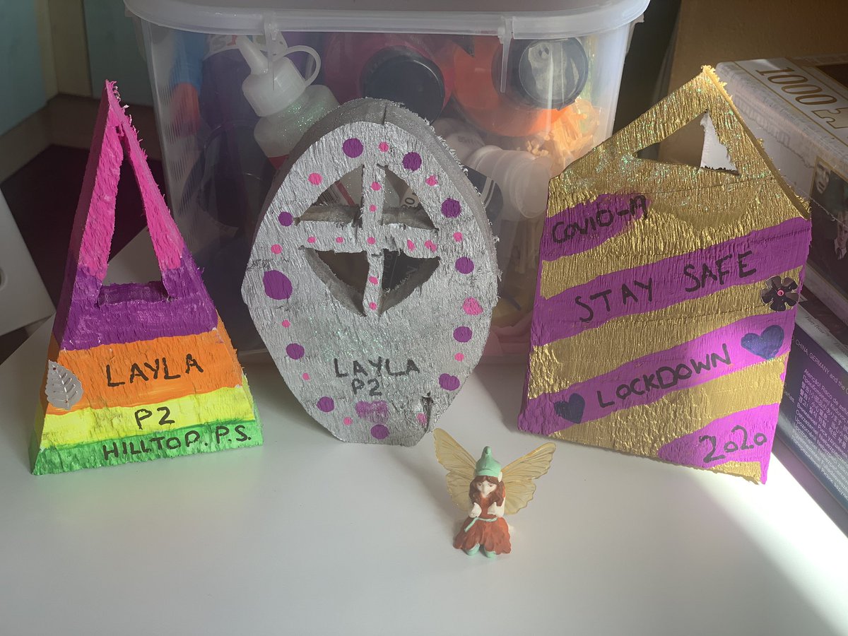 fairy door 🧚‍♀️ decorating today to put at the fairy trail on our daily walk. My uncle scott made the doors for me 😊 and my mummy helped with the writing <a href="/HomeHilltop/">HilltopHomeLearning</a> <a href="/PrimaryHilltop/">Hilltop Primary School</a> #shetland #fairytrail
