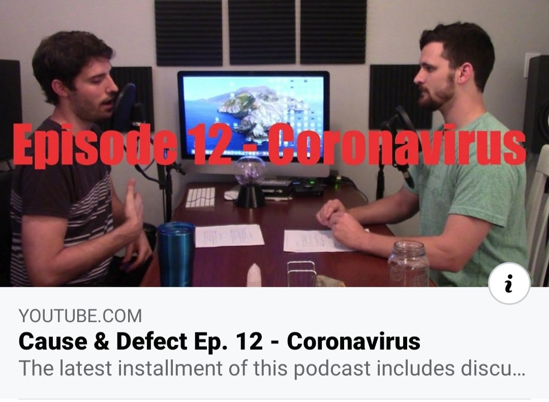 weredefective's tweet photo. Episode 12: Coronavirus is out now! Please like/comment/subscribe and we will continue having our discussions for people to enjoy. 

We weren't going to talk about the Coronavirus but after hearing that some people think its a conspiracy..🤔 we had to dive in! https://t.co/sbtfHcGgxT