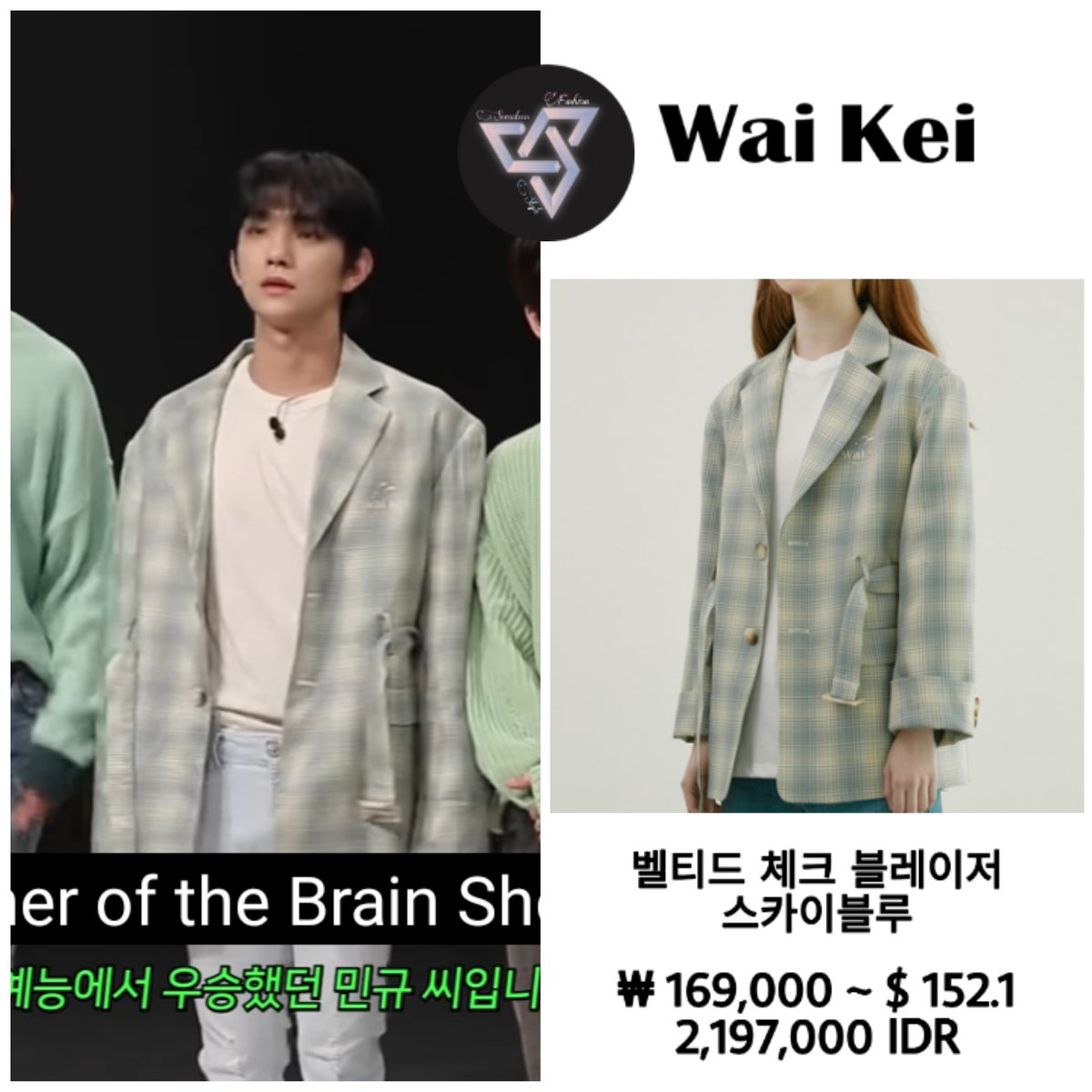 wai kei ジャケット SEVENTEEN 韓国 レディース メンズ セブチ neuroid