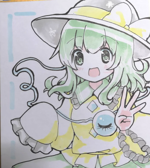 デイリー こいしちゃんの日まであと3日的な落書き 