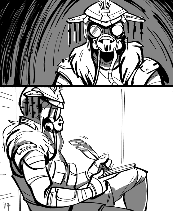 [ apex legends / miragehound mirage bloodhound ]

deep focus 