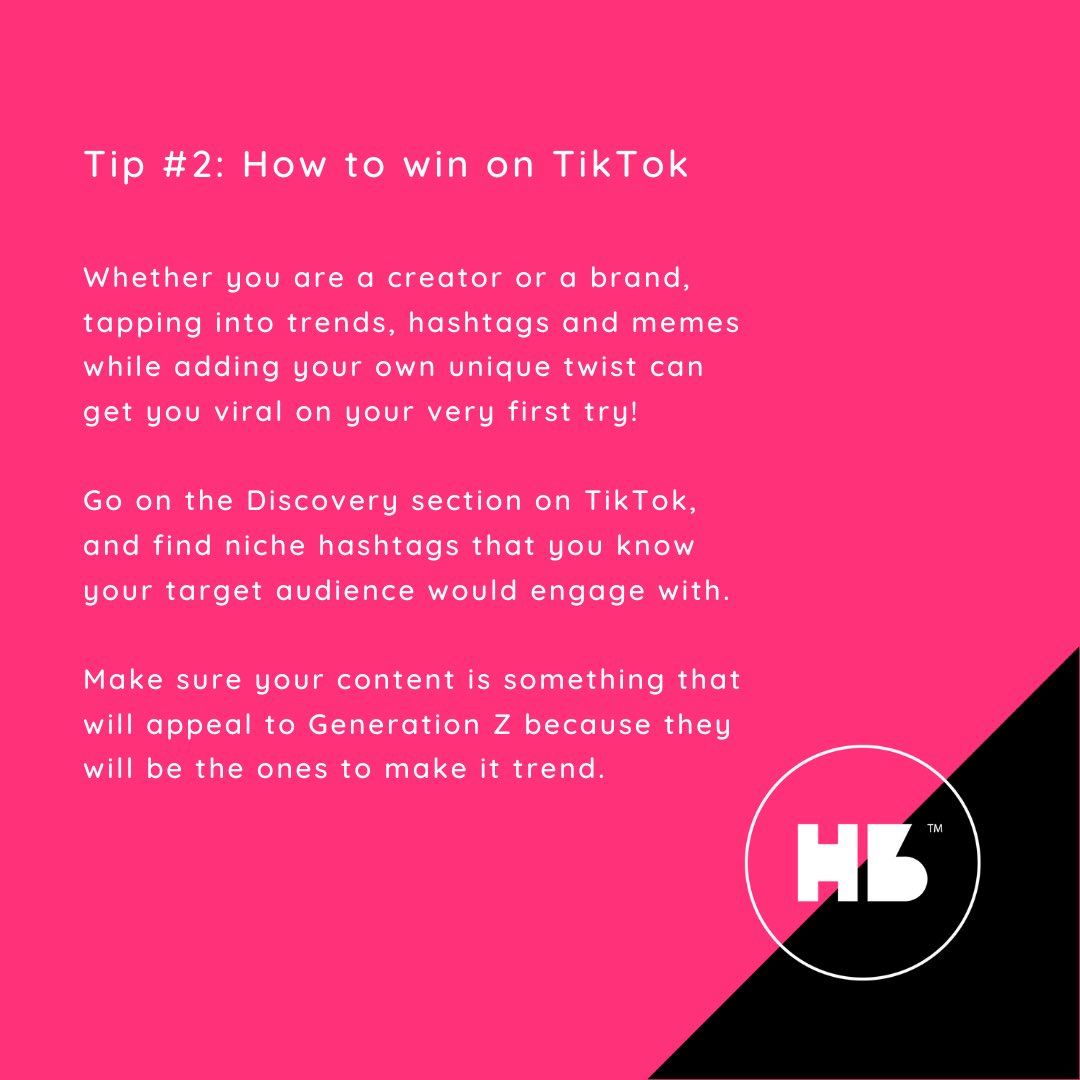 hypebuzzhq's tweet photo. How to WIN on TikTok https://t.co/T3boCAJ6fs