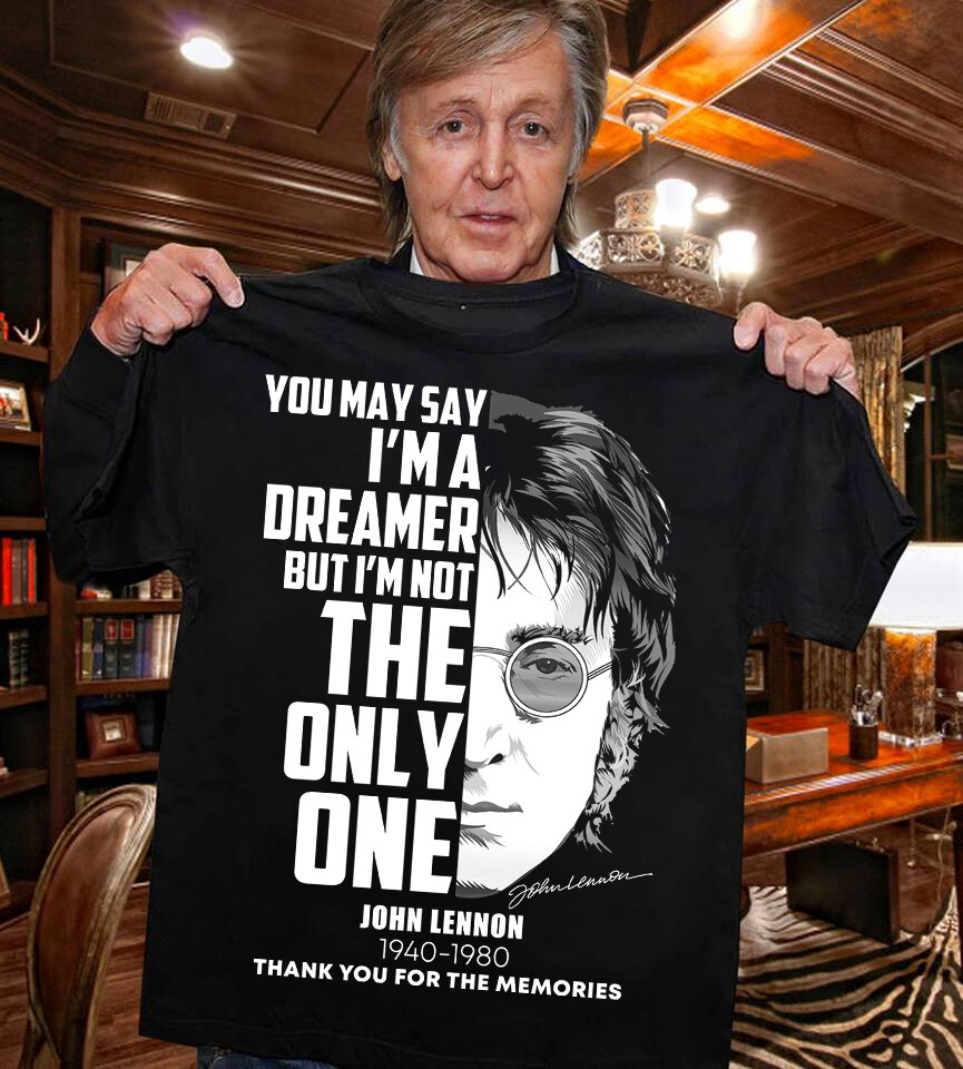 John Lennon Shirt The Beatles Rock Music Legend Psychedelic Portrait Tshirt Gift Rock Band T-Shirts for Men and Women tuppu.net/ddd9f03c #Ecwid #MyShop