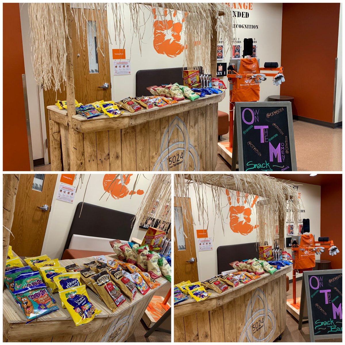 SMThomas08's tweet photo. The @OTM5024 Snack Bar is officially OPEN for business!!! #takingcareofourassociates #snackssnackssnacks https://t.co/EA0ViDuf63