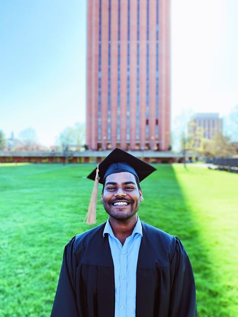 UMassAmherst's tweet photo. Commencement may have looked different this year, but we LOVED seeing all of the creative ways our seniors made the most of it! Their enthusiasm and resilience was inspiring. 

See the full album of virtual commencement through #UMass2020's eyes: https://t.co/zFhbSrUoVg https://t.co/n6evzIOSMV