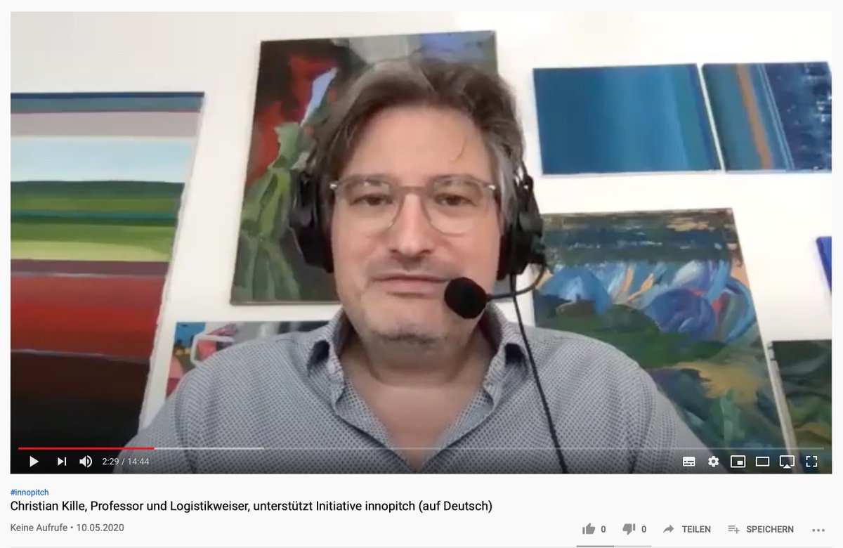 innopitch's tweet photo. Watch Prof. Christian Kille, professor at University of Applied Sciences Wuerzburg-Schweinfurt and co-founder of the logistics wise women and men, interviewed by @innopitch + @MaxSimplicity on logistics. Prof. Kille will attend #innopitch's event, May 14: https://t.co/BMVV1uCib6 https://t.co/5obt0tid7V