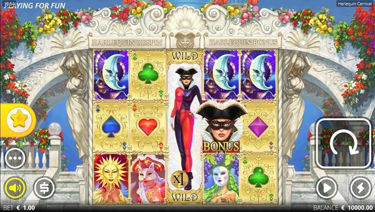 The Harlequin Carnival slot is new from Nolimit City #slots It offers players the chance to land a win of 5,000x their total stake #games