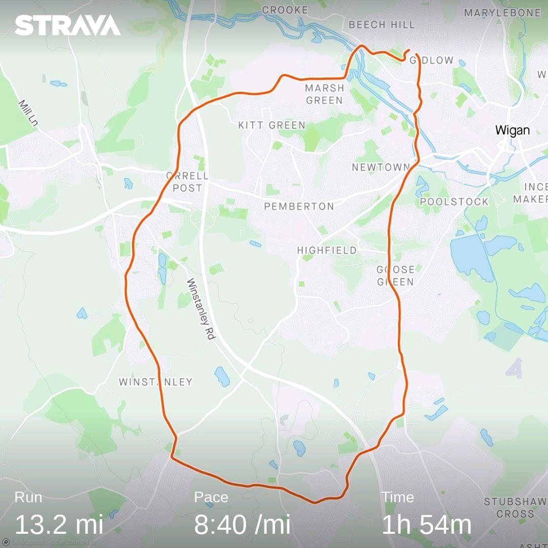 StewRuns's tweet photo. There was no plan other than to run a half. Some new bits of road too.
#StewRuns https://t.co/F302DB9JY2