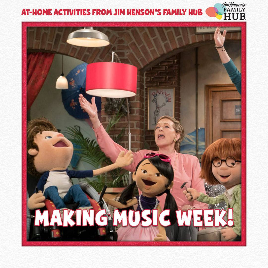 #HensonAtHome kicks off Making Music week!
Today, we explore the sonic world with an amazing Sound Experiment! Click here ow.ly/OoE130qF23K for instructions and get ready to make beautiful music! 
See all our at-home activities at jimhensonsfamilyhub.com/henson-at-home. #HensonFamilyHub