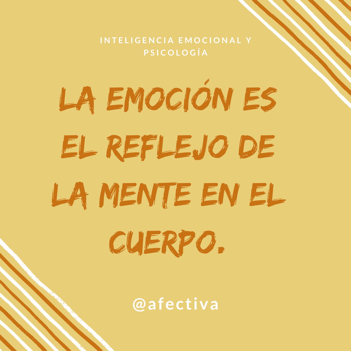 AfectivaEscuela's tweet photo. Escuchar lo que dicen nuestras #emociones en el cuerpo es fundamental para conocernos y saber lo que nos pasa. En #psicoterapia un trabajo fundamental es acompañar a la persona para que ella mismas encuentre esa voz interior y de significado sus emociones. https://t.co/nEvgAEbFH9