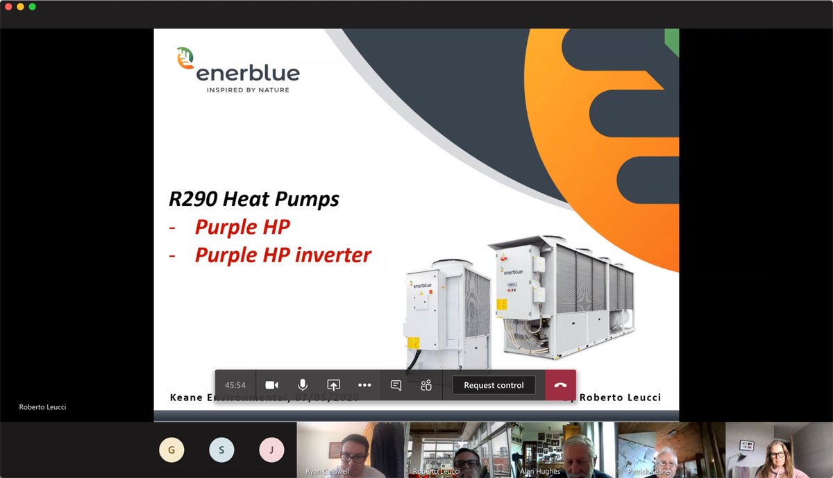 It was fantastic to meet enerblue last week and learn about their high temperature, natural refrigerant gas heat pump and chiller range. These innovative units are idea for boiler replacements as well as new builds. 

#heatpumps #chillers #decarbonisation