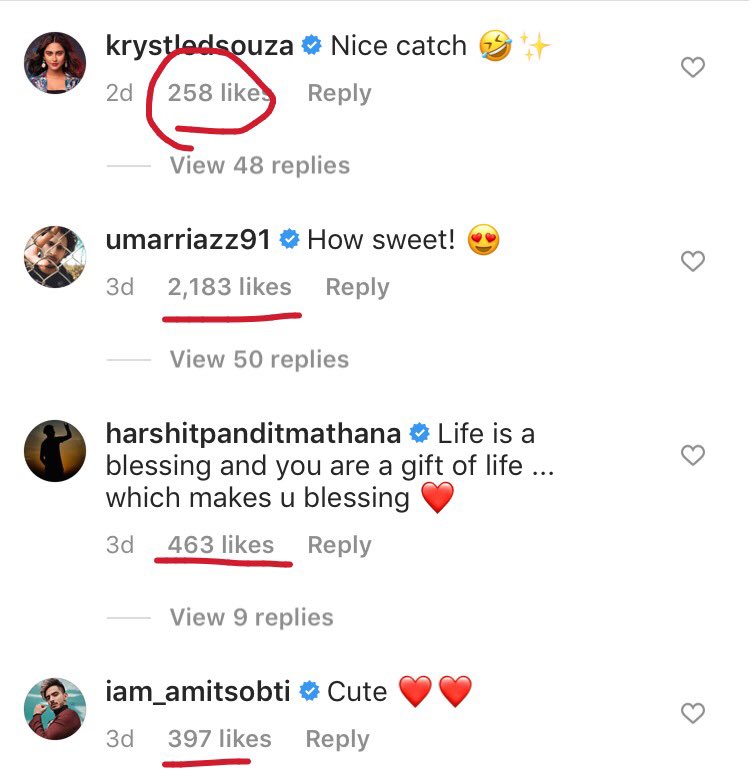 _fitooor's tweet photo. Alert⚠️ @realhimanshi ne Asim k Account Se Krystle Ka Comment Restrict Krdiya Ab Jo Krystal Ko Follow Krte H Unhe Hi Wi Comment Dikhega... You Can Check Likes On Her Comment 100k followers walo se bhi kum h.... HOW CAN THIS POSSIBLE!! RT as much as u can.. #AsimSquad #AsimRiaz https://t.co/pwR7QWwDQ2