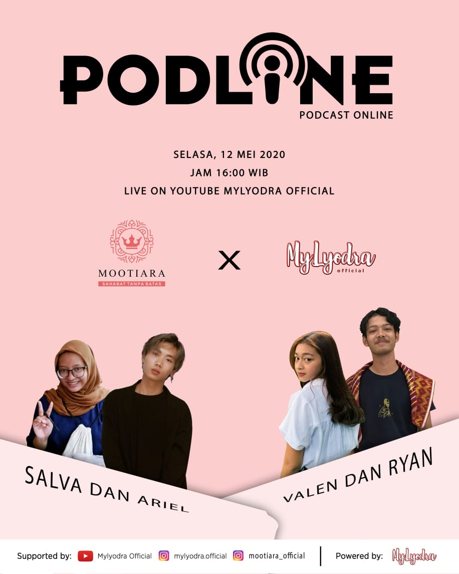 MylyodraOfc's tweet photo. Helloooo Mylyodra dan Mootiara
Jangan lupa besok jam 4 sore kita akan live bareng di Youtube channel Mylyodra Official
Jangan sampai ketinggalan dan Siapkan QnA kalian ya guys ❤
@MooTiaraOffici1 @MyLyodraOfc
#podline #podcastonline #YouTubeLive #mylyodra #mootiara
👇👇👇👇 https://t.co/XIy5PrwEw4