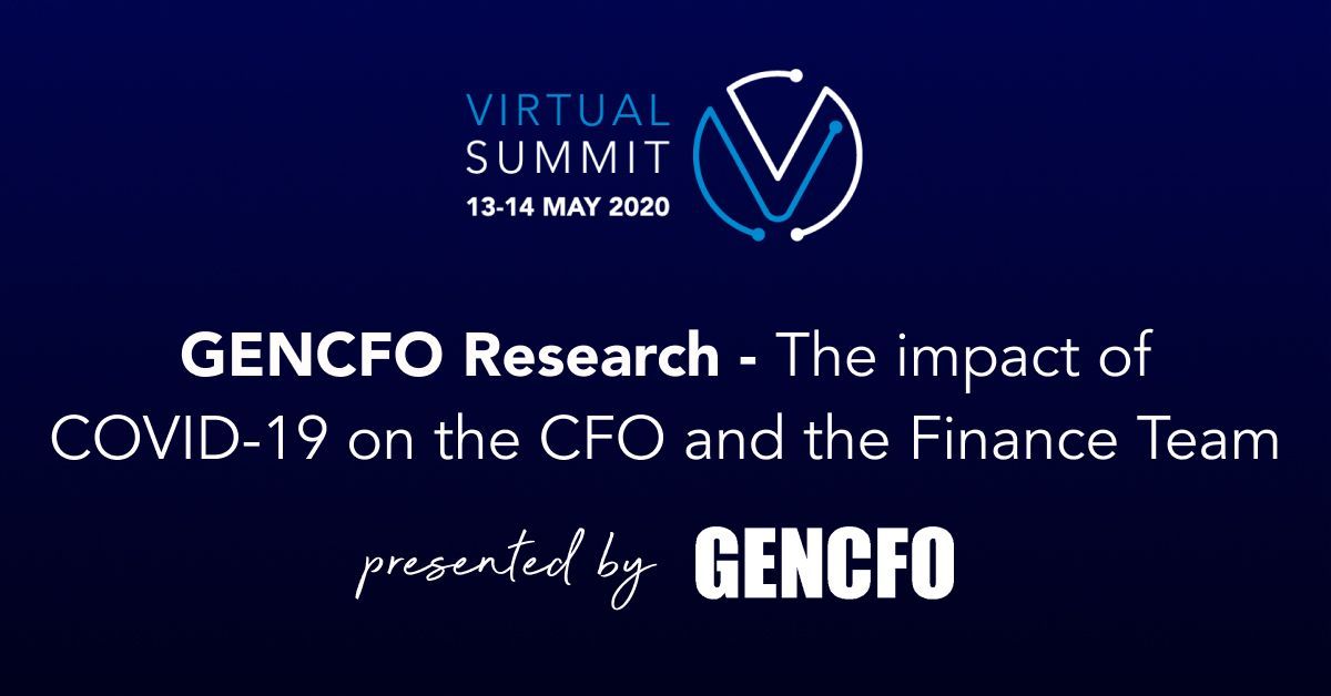 GenCFO's tweet image. Join us on Thursday at 10am for Mark Cracknell's live session discussing the results of our recent survey "The impact of COVID-19 on the CFO and the Finance Team". Register now!

#AFVirtualSummit #accountingandaccountants #generationcfo

buff.ly/2xQZRtG