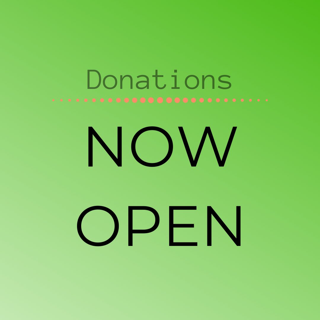 We are now accepting donations!!! Some things we are looking for are: - Pantry-stable food items -Individually packaged snack foods -Restaurant gift cards (to be handed out at sites when meals run out) -Grocery store gift cards -Amazon orders (wishlist will be posted soon)