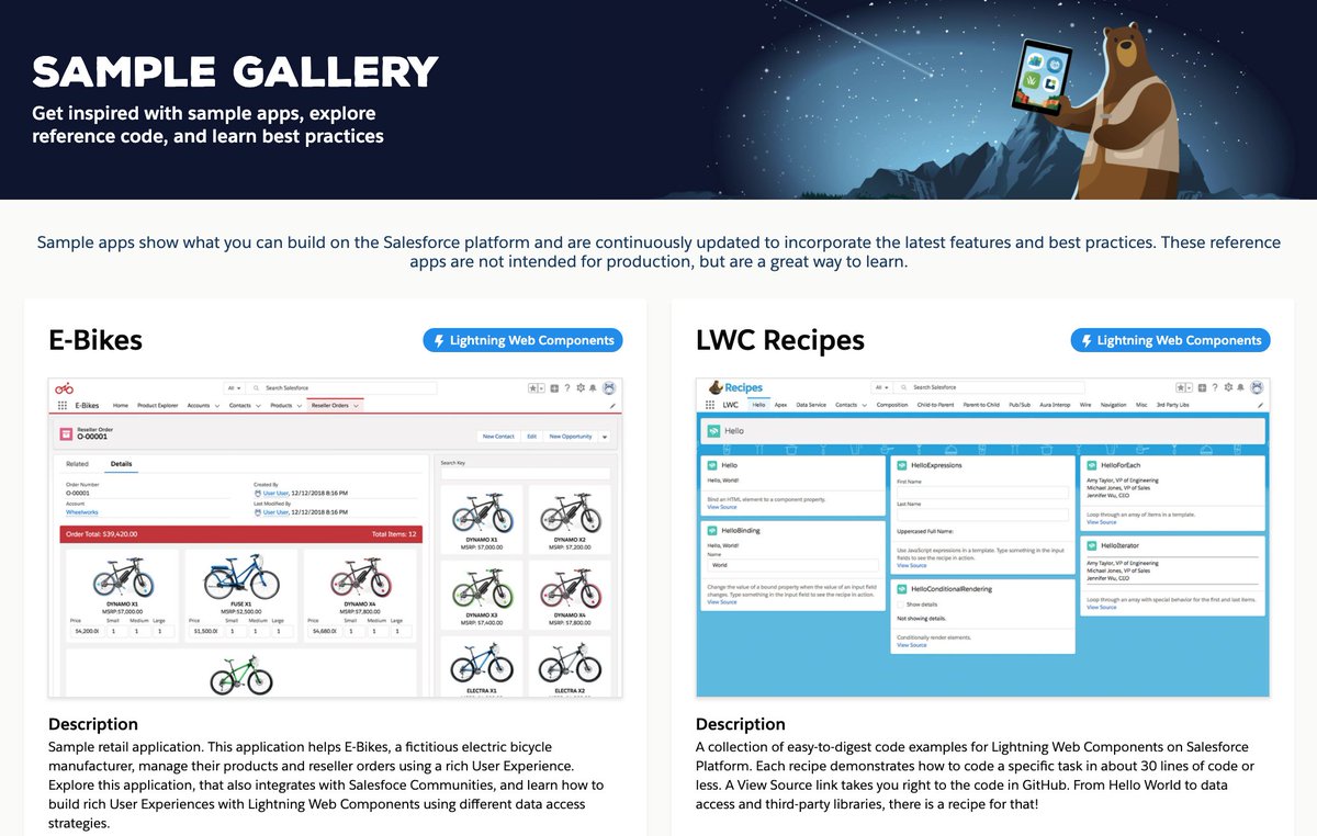 charlieisaacs's tweet image. The best code I&apos;ve written is code that I&apos;ve stolen from others.  Here&apos;s my new favorite place to go solve complex problems with easy sample code:
developer.salesforce.com/sample-gallery @salesforce
#LowCodeLove