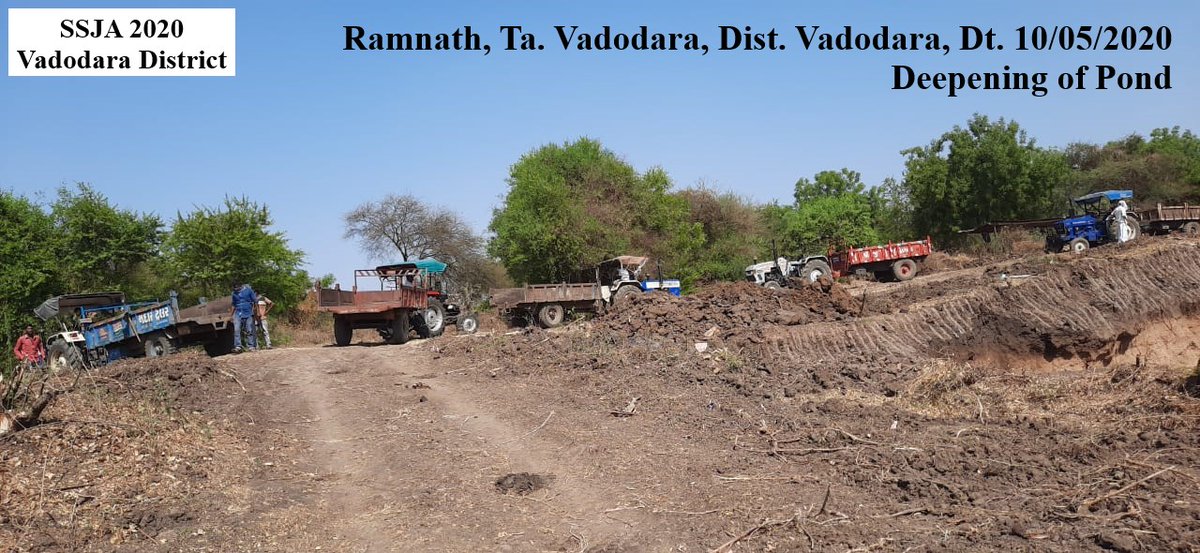 CollectorVad's tweet photo. વડોદરામાં #SSJA હેઠળ Rs.731 લાખના ખર્ચે જળ સંચય - જળ સંગ્રહના 329 કામો હાથ ધરવામાં આવ્યા છે. આ અભિયાન હેઠળ જિલ્લામાં 81 તળાવ ઊંડા કરવાના અને 33 જેટલા કાંસ, કેનાલ સફાઈના કામો સહિત કુલ 114 કામો શરૂ કરવામાં આવ્યા છે. જે પૈકી 03 કામો પૂર્ણ થયા છે.
@vijayrupanibjp
@pkumarias https://t.co/1Wohv4x0iW