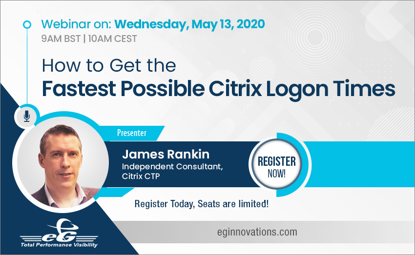 rbots1234's tweet image. Optimization tips for every Citrix admin! Please register: register.gotowebinar.com/register/89449… #eginnovations #citrixmonitoring #citrixendusermonitoring #end2endmonitoring #virtualizationmonitoring #Monitoring