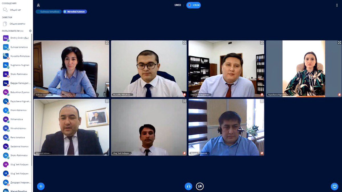 AMirvokhid's tweet photo. A live roundtable was organized by the 🇺🇿 #MFA in cooperation with #UWED #TSUL #LawyersTC on the topics of the #UN ILC: Peremptory Norms of General International Law (Jus Cogens) & Provisional Application of Treaties attended by faculty and experts. Good ideas were shared by all https://t.co/3gQoFDBxca