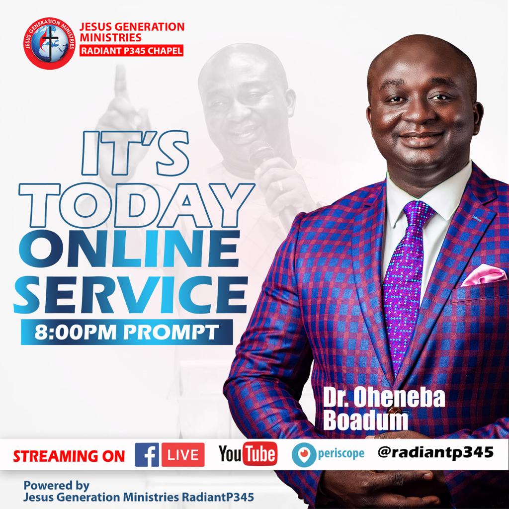 radiantp345's tweet photo. Don't miss today's service with @DrBoadum 
You'll be blessed

#DrBoadum 
#WeAreRadiant 
#JGMechurch https://t.co/LhKpMrsdHS