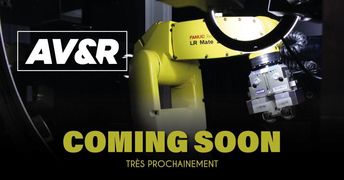 avrvisionrobot's tweet photo. Exciting news is coming in a few days! Stay tuned.

D'excellentes nouvelles sont à venir dans quelques jours ! Restez connectés.

#humanizingorobotics #automation #automatisation #robotics #robotique #innovation #roboticsystems https://t.co/KA51v1P1w2