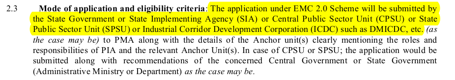 Okay, EMC 2.0 is a disaster. There are 3 agencies. 1. PMA2. PIA (Implementation)3. Project Review committe 4. Governing council. The ceiling etc.. is a waste of money.U can't build world class infra with 350 crores  @Firezstarter1