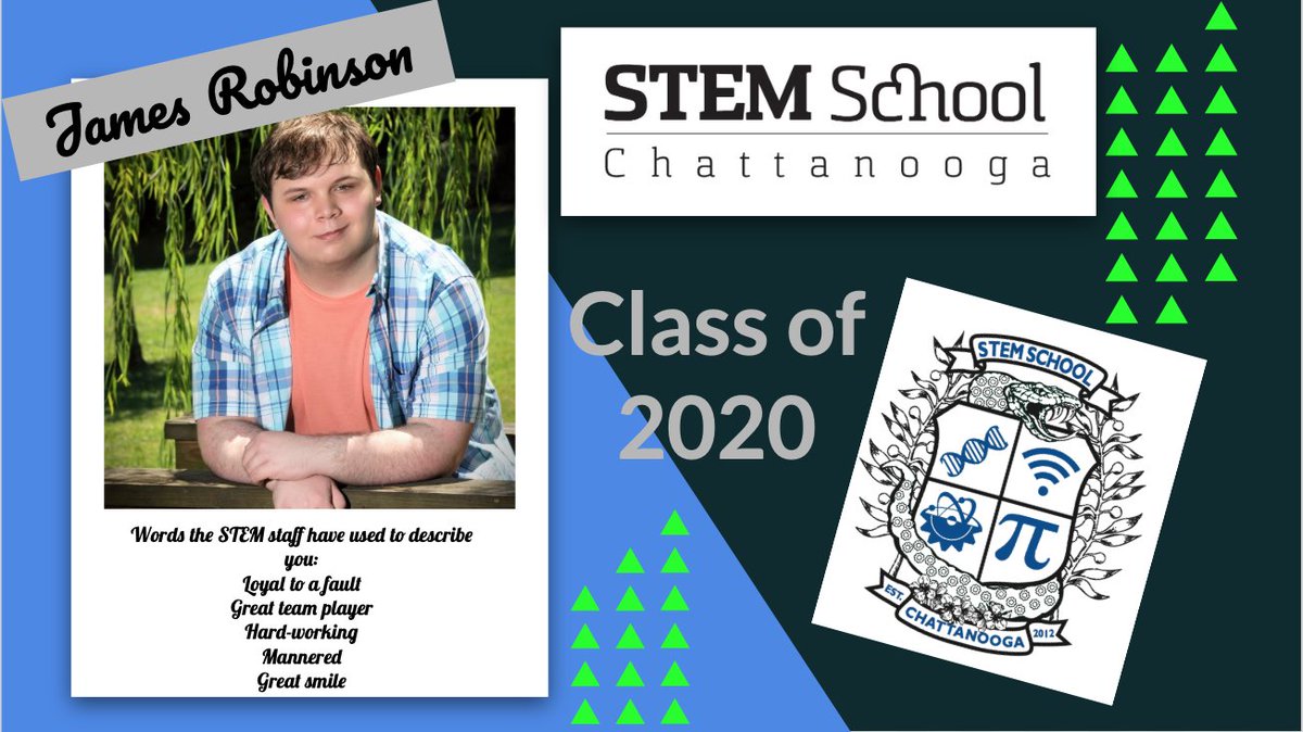 STEMcha's tweet photo. STEM School Chattanooga is honored to recognize our Class of 2020. We proudly introduce you to our graduates. #STEMCha #STEMSchoolChattanooga #Classof2020 #SrRecognition #quarantined #stemstudentsarethebeststudents #stemkidsarethebestkids #proudSTEMstaff #SweetVictory https://t.co/Fi7HWHZdbm