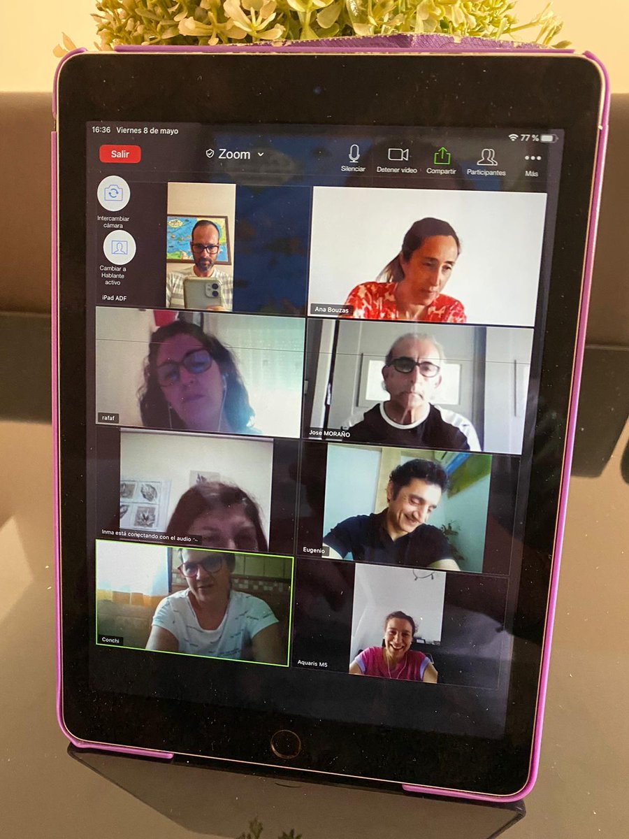 BouzasAna's tweet photo. Manteniendonos unidos en la distancia #QuedateEnCasa #equipazo @TRYPCordoba @alfonsodelpoyo https://t.co/E7qGCoQSr3