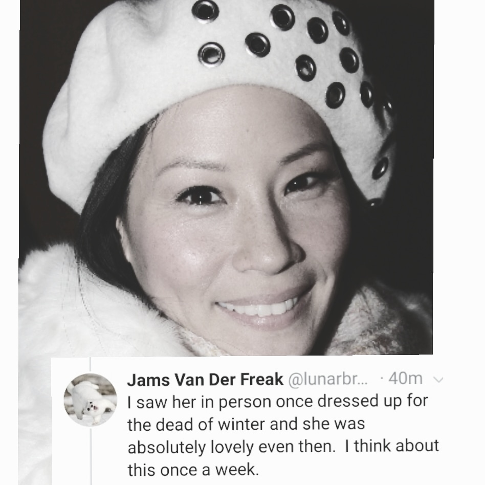 myqueenlucyliu's tweet photo. And another tweet on how lovely our #LucyLiu is #eternalgoddess #stunningqueen 💃 https://t.co/HV4GlQkZyU