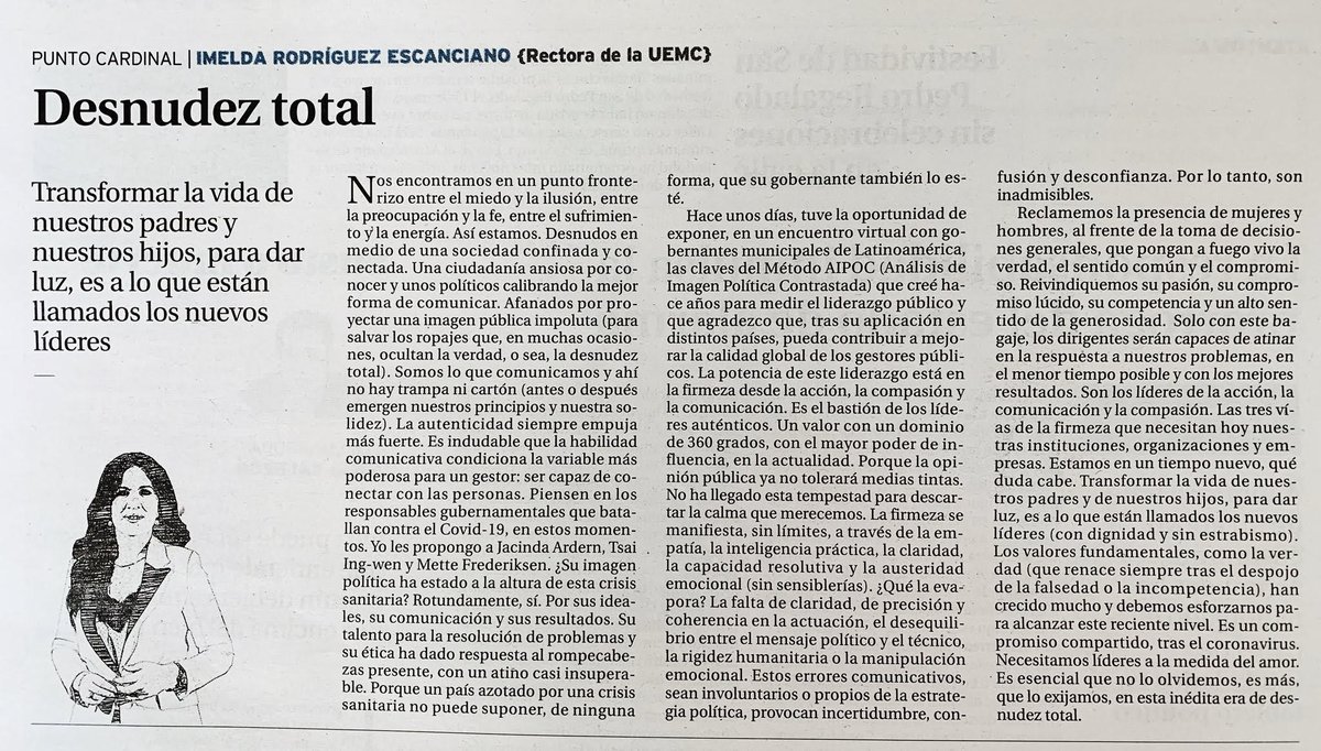 OrtiMJose's tweet photo. COVID-19 ha incrementado aún más las desigualdades sociales, modificado sustancialmente las costumbres, pautas, necesidades y la visión del mundo de todos los ciudadanos. "Necesitamos líderes a la medida del amor" que respondan ante esta realidad y no ante otras @irescanciano https://t.co/Ix86J5cb2N