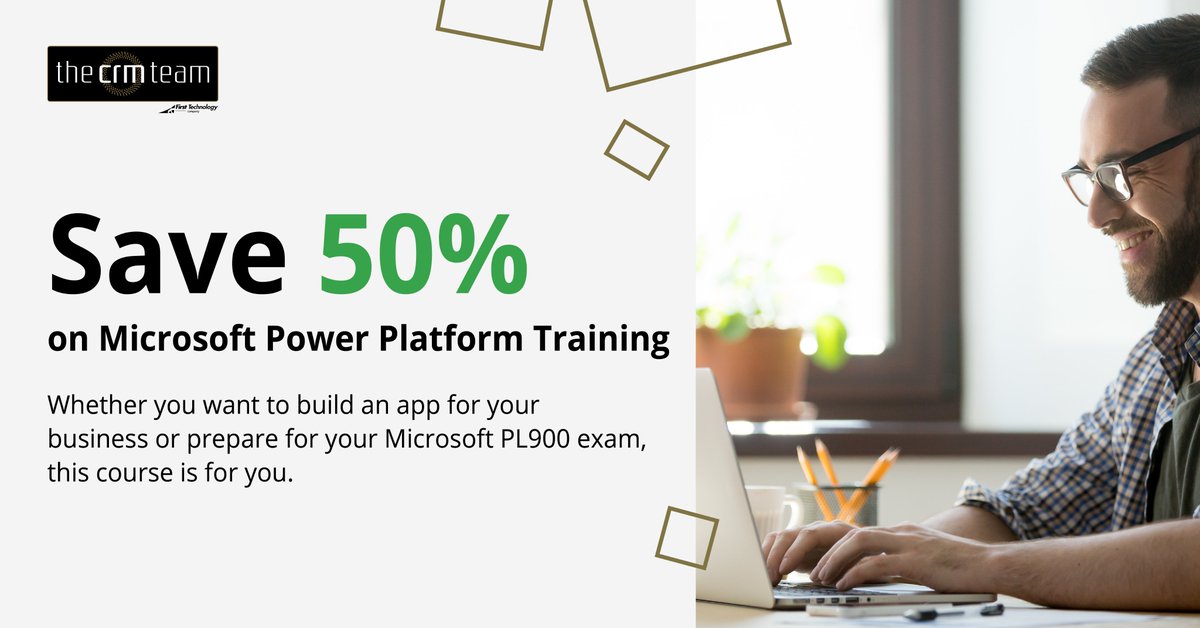 [50% Off Online Course]: Microsoft Power Platform.

Build a ChatBot in just a day &amp; get practical insights into Power Platform capabilities for your business.
More Info: thecrmteam.com/power-platform…
#PowerPlatform #ChatBot #Dynamics365 #MSDYN365