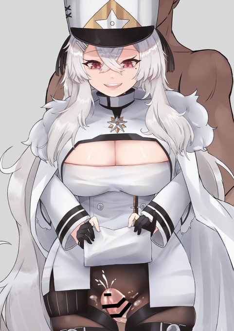 Skebの依頼でアズレンのガングート描きました 