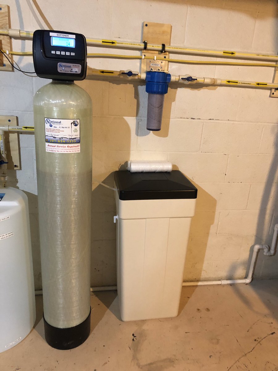 N_W_S_C's tweet photo. #Installation of a #SolutionFeeder for #pH & #corrosioncontrol ,a 10” easy to use #sediment #filter ,& a #WaterSoftener for #hardwater for a happy new customer!
We are open & ready for any of your #watertreatment & #WellPump needs.
@ClackCorp @pulsatron_care @MilbyCompany https://t.co/pmRg4P2ANZ