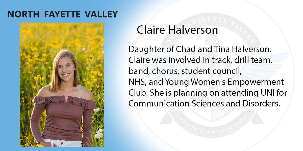 NFVtigerhawks's tweet photo. Here's day five of our senior spotlight! Stick around for day six! #SeniorSpotlight #NFVStrong #NFVTigerhawks https://t.co/Xx9pJQnFd3