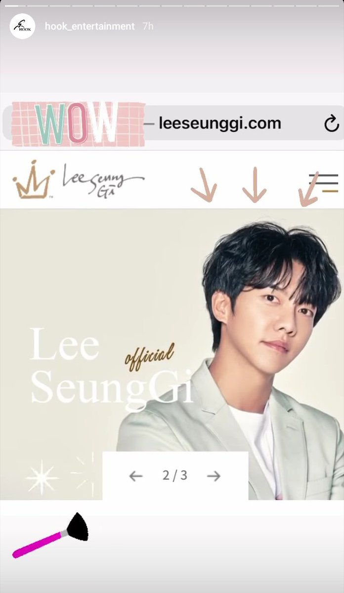 200511 Official WebsiteHook Instagram membagikan informasi profil baru website resmi Lee Seung GiCr hook_entertainment  #leeseunggi  #seunggi  #airen  #이승기
