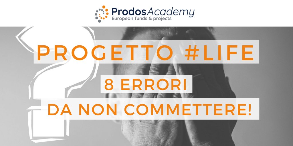 #Pillolediprogettazione  

Analizziamo gli 8 errori più comuni da evitare in fase di elaborazione di un progetto #LIFE
‌
Gli approfondimenti nell'articolo ➡ bit.ly/3coHHOT