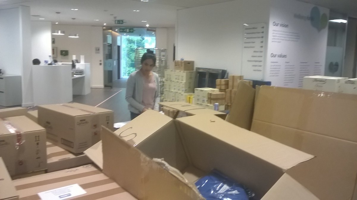 waddington_mike's tweet photo. Massive Thanks from @CNWLnhs nurses to #ferreroRocher #Thorntons & #Neutrogena for you Fab gifts for 3,600 Nurses on #InternationalNursesDay delivered as a thank you with today's #PPE, special packer Jay @CNWLPeople @mariaannobrien https://t.co/XmleA3Xtm0