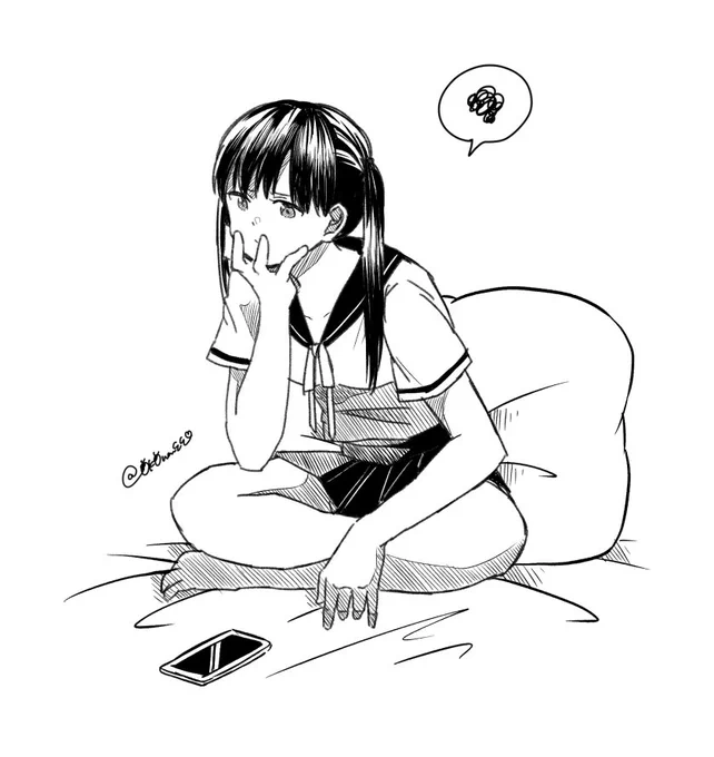 やる気の出ないJK 