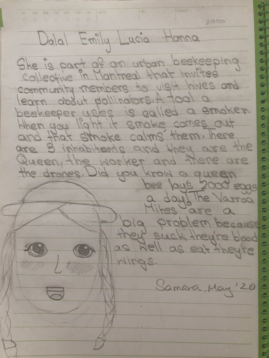 PriyaniMalik's tweet photo. Lockdown diaries of 9-year old Samara. 🙏🏽 @NatGeo @NatGeoEducation #ExplorerClassroom @DrLucyHawkes @ Dalal Emily Lucia Hanna @taitmaps for the fun live science lesson. #inspirational https://t.co/kPtTerBVVo