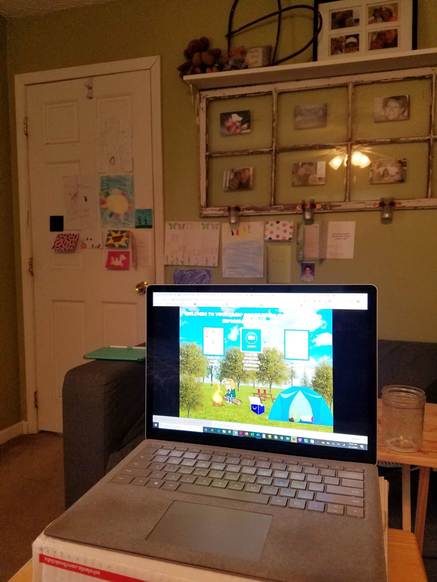 TrtnsTinyHumans's tweet photo. When you're trying to rock Camp Edgewood during Quarantine 2020 and kids disappear when they touch their toes during morning exercises! @elemlittles @Harmonicahappy @Edgewood_ES https://t.co/mLAus0BpR7