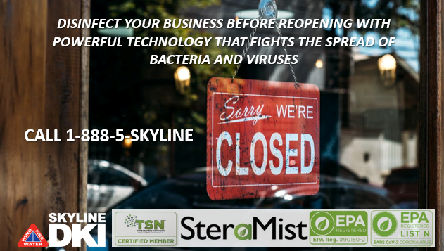 STERAMIST_IL's tweet photo. @SkylineDKI We are always working hard to improve the health and safety of customers in our communities.  Call 888-5-SKYLINE to learn more about how we are "Restoring Happiness".

#community #BusinessNews #MondayMotivation #COVID #Chicago #StaySafe https://t.co/wspLU5o3O5