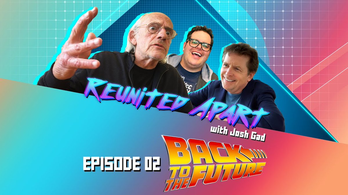 GREAT SCOTT! Who's excited for the #BackToTheFuture Cast Reunion @ 5:00pm GMT today on @JoshGad's <a href="/ReunitedApart/">Reunited Apart</a> YouTube series?

Josh chats to <a href="/realmikefox/">Michael J. Fox</a>, <a href="/DocBrownLloyd/">Christopher Lloyd</a>, <a href="/LeaKThompson/">Lea Thompson</a> and many more! Click THIS link to set a reminder: youtu.be/crdYIUdUOhc ⚡