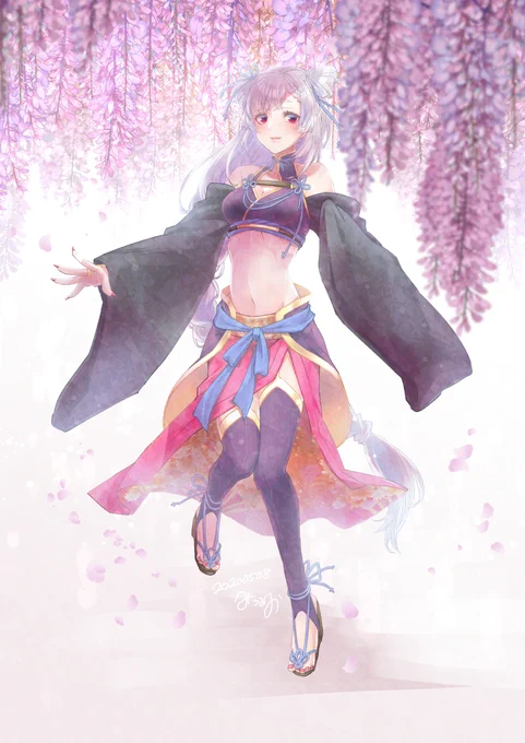 藤花の忍び #TRPG #自PC #シノビガミ #くのいち https://t.co/u8W0eWNnJe 