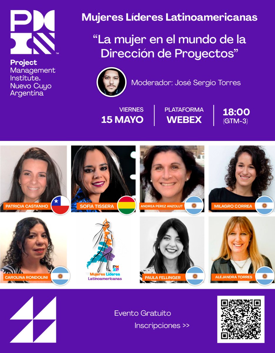 Tercer panel de Mujeres Líderes Latinoamericanas. Podrás escuchar conversaciones acerca de liderazgo, el mundo profesional y la dirección de proyectos.
viernes 15/05, 18h ARG
Inscripciones: mujereslideresmayo.eventbrite.com.ar