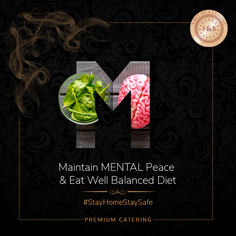 FNBIndia's tweet photo. The key to maintaining your #mentalhealth is associated with two aspects of keeping your body active and a rich #healthydiet. 
A well-balanced diet enriches you with great nutrients and also helps in keeping the diseases at bay. 

#FnBIndia #CateringService #Coronavirus #COVID19 https://t.co/8SKYSPVYX8