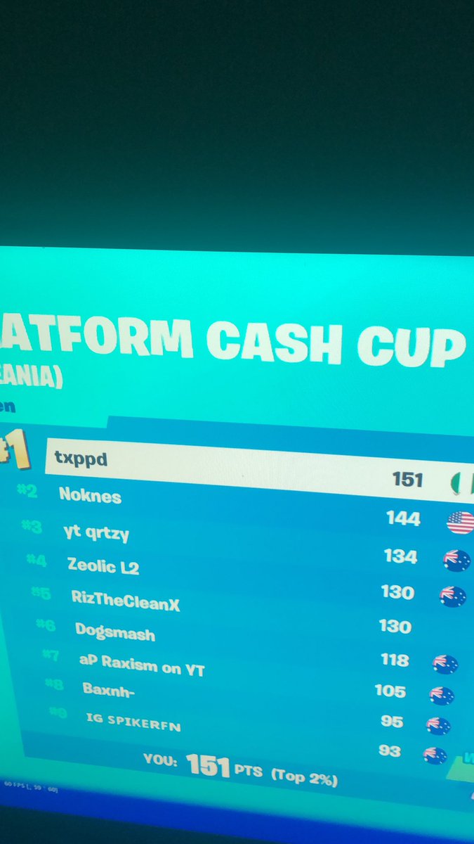 txppd1's tweet image. 1st place today in Solo Platform Cash Cup